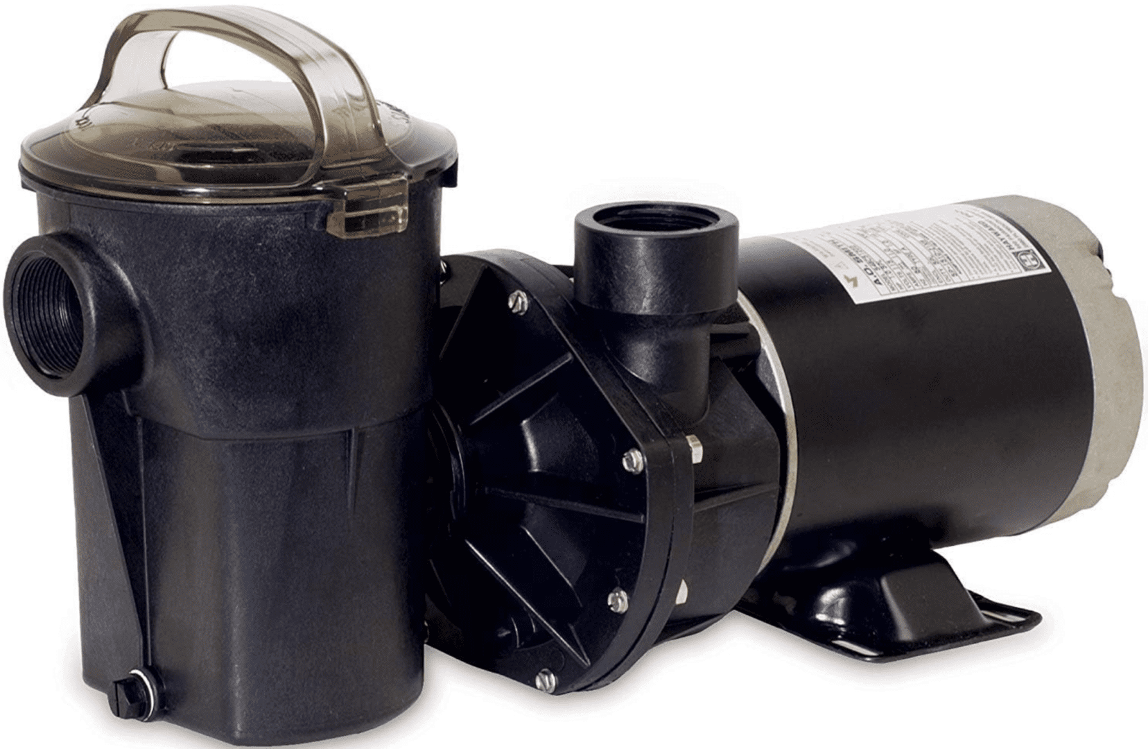 A Hayward W3SP1580 PowerFlo Pool Pump for Above Ground Pools on a white background.